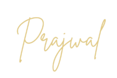 prajwal name logo